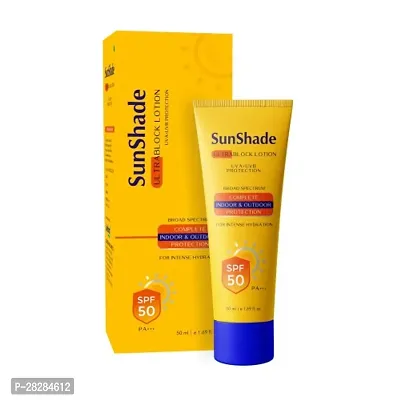 Leeford Sunscreen - SPF 50 PA+++ Sunshade Ultra Block Sunscreen Lotion 50ml-thumb0