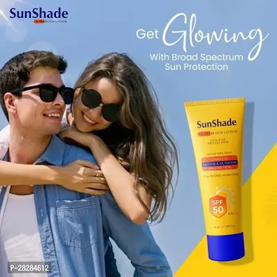 Leeford Sunscreen - SPF 50 PA+++ Sunshade Ultra Block Sunscreen Lotion 50ml-thumb2