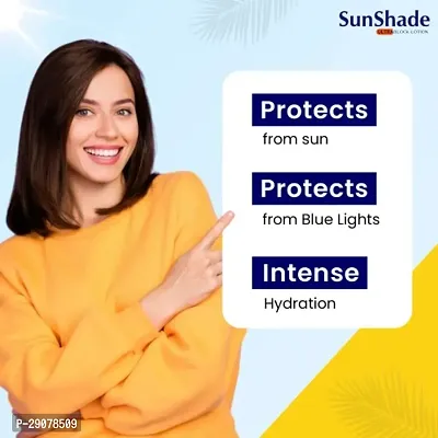 Leeford Sunscreen - SPF 50 PA+++ Sunshade Ultra Block Sunscreen Lotion| UVA + UVB  Broad Spectrum Protection  (50 ml)-thumb2