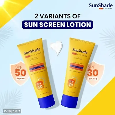 Leeford Sunscreen - SPF 50 PA+++ Sunshade Ultra Block Sunscreen Lotion| UVA + UVB  Broad Spectrum Protection  (100 ml)-thumb2