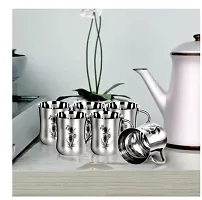Laser Print Steel Tea/ Coffee Cup Set Of 6-thumb1