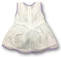 Alluring Purple Synthetic Self Pattern Frocks For Girls-thumb1