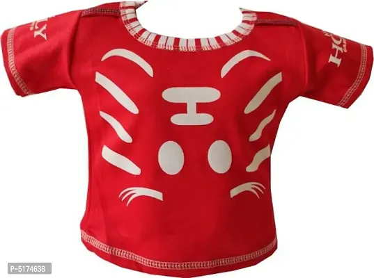 Toddler Choice Boys and Girls Red tshirt with Dungree set-thumb3