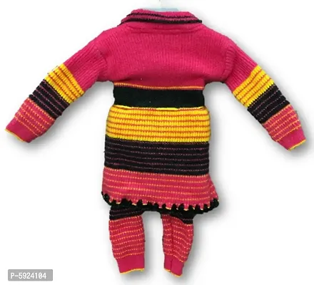 Toddler Choice 54e Girl Top & Bottom Thermal Wear Set for Winter Season-thumb2
