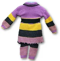 Toddler Choice Girl Top  Bottom Thermal Wear Set for Winter Season-thumb1