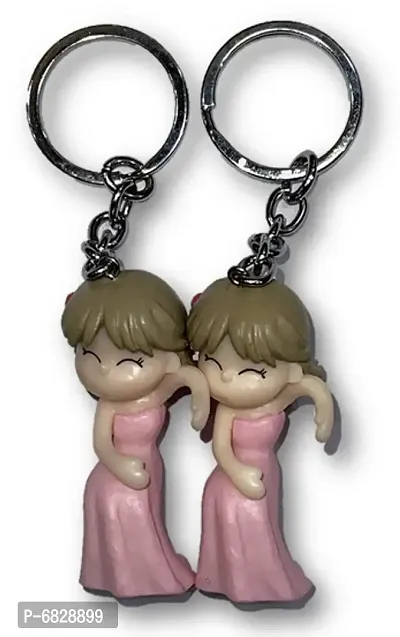 Trendy Little Boy And Girl Keychains