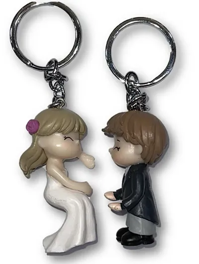 Trendy Little Boy And Girl Keychains