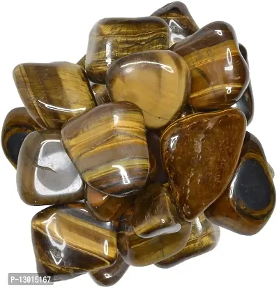 Tiger Eye Pebbles Tumble Stone 500 ct Tiger Eye Polished Tumble Pebbles Stone (Tiger Eye Pebbles)