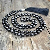 ARIHANT HANDICRAFT Lab Certified Natural Stone Crystal Tourmaline Mala with 109 Beads for Men and Women (Black, 8 Mm)-thumb1