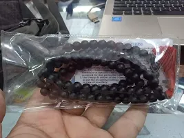 MAUTIK SADIWALA Shaligram Stone Mala 108+1=109 Beads Shaligram Stones Mala, Shaligram Mala 8mm Beads Size-thumb3