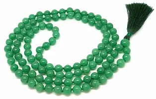 Green Aventurine Mala 8mm Beads Size 108 + 1 = 109 Beads-thumb1
