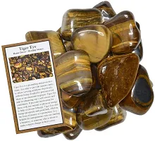 Tiger Eye Pebbles Tumble Stone 500 ct Tiger Eye Polished Tumble Pebbles Stone (Tiger Eye Pebbles)-thumb1