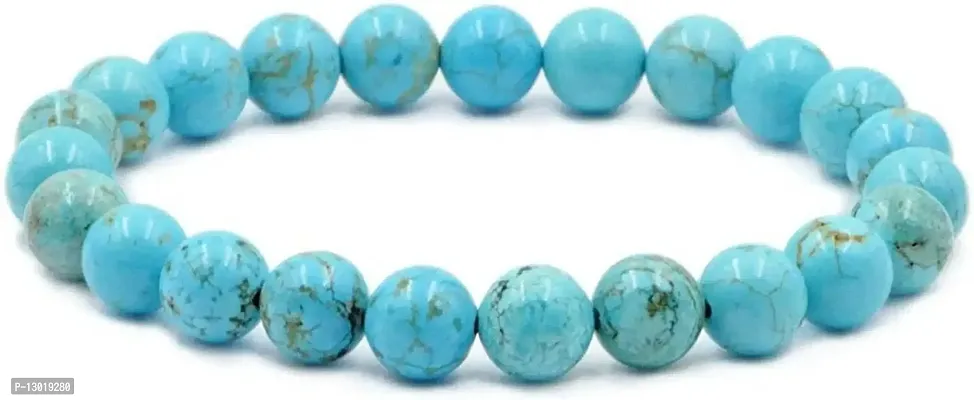 Natural Turquoise Bracelet Turquoise Stone Bracelet Natural Firoza Bracelet, Natural Firoza Stone Bracelet-thumb0