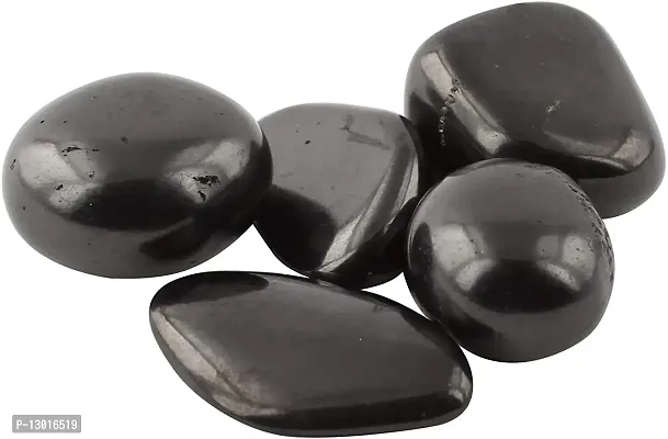 Shungaite Pebbles Tumble Stone 500 ct Shungaite Polished Tumble Pebbles Stone (Shungaite Pebbles)