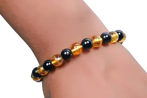 Mautik Sadiwala Positivity and Protection Bracelet, Citrine & Black Tourmaline, Energy Bracelet, Prosperity, Money, Reiki Jewellery-thumb3