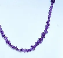 Natural Amethyst Chips Beads Necklace, 4mm-6mm Purple Amethyst Nuggets Necklace, Smooth Uncut Amethyst Nuggets Jewelry, Gift for Her-thumb4