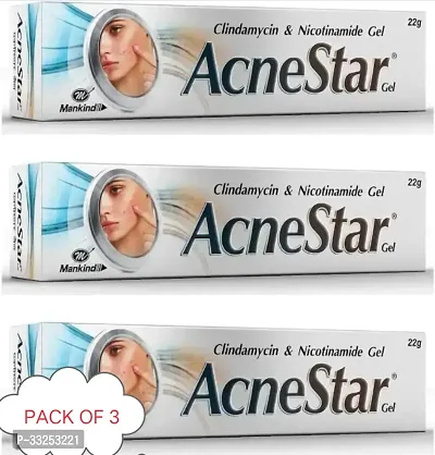 Acnestar gel for skin care for removing pimple Pack Of 3-thumb0