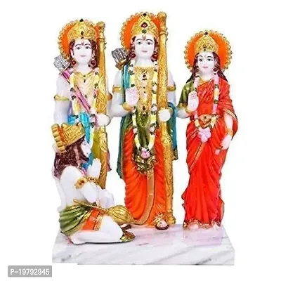 Polyresin Ram darbar Murti Statue Idol for Home Pooja Room Home Decoration Idol 6 Inch-thumb0
