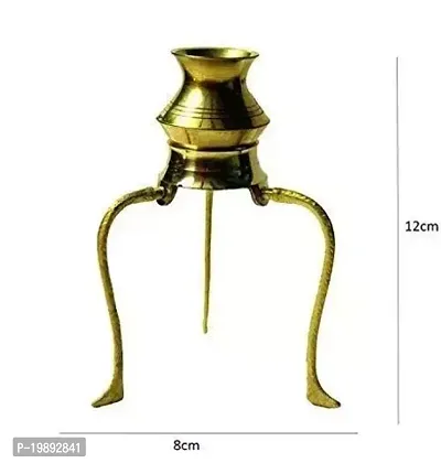 brass plate with shivling stand and trishul Puja Articles-thumb3