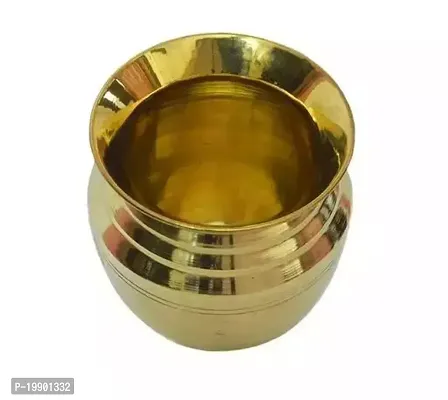 Traditional Brass Pooja Kalash Pot 400ML-thumb0