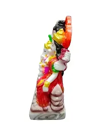 Shiv Parivar Murti | Shiv Parvati Ganesh God Shiva Idol | Mahadev Family Statue Vastu Pooja Gift Item Home Mandir Standard Multicolour shiv parivar-thumb3