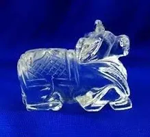 Shivling nandi idol, Crystal shiv Nandi, Sphatik shiv Nandi, Crystal Nandi for shiv Idol, Crystal nandi for shivling, crystal nandi for good luck and prosperity, shiva lingam with nandi, Crystal shivl-thumb3