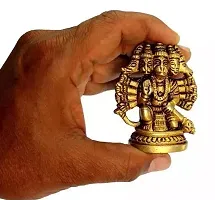 Asta Dhatu (8 Metals) Made Five (5) Faced Hanuman ji Idol/Brass Panch Mukhi Bajrang Bali Idol-thumb2