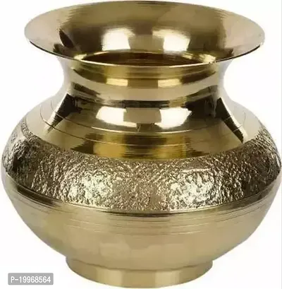 Gold Brass Kalash Lota Brass Kalash - 3.5 inch, Made in India