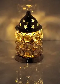 Crystal Diya Decorative Crystals Oil Lamp Diya for Diwali, Puja and Festival Decoration-thumb2