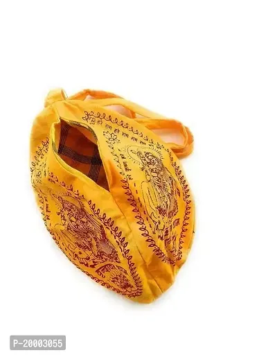Gomukhi Japa Mala Jholi Yellow Cotton Bag for Jaap Yellow (Pack of 1)-thumb0