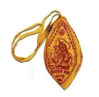 Gomukhi Japa Mala Jholi Yellow Cotton Bag for Jaap Yellow (Pack of 1)-thumb1