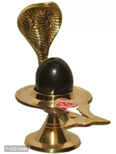 5 cm Religious Idol  Figurine  (Brass, Gold, Black)-thumb0