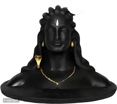 lord Shiva, you will love it Showpiece Decorative Showpiece - 16 cm  (Polyresin, Black)-thumb0