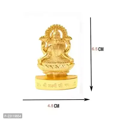 Golden Laxmi idol for puja, worship, madir and gifting-thumb2