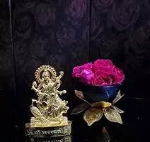 Saraswati Idols for Home and Office Puja Temple 11cm ,from Haridwar-thumb2