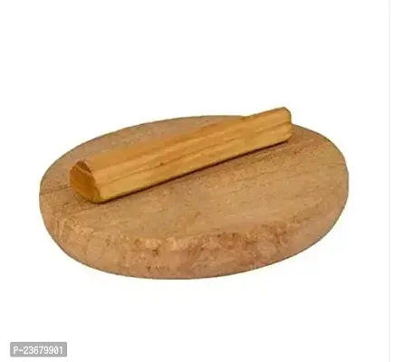 Sandalwood Chandan Pata Board Stone Rubbing Board Chakla (Brown, 4IN)-thumb0