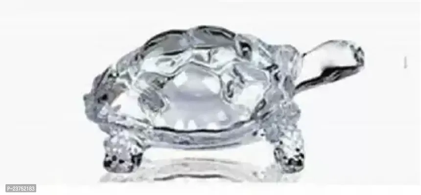 turtle Decorative Showpiece Decorative Showpiece - 5 cm  (Glass, Clear)-thumb2