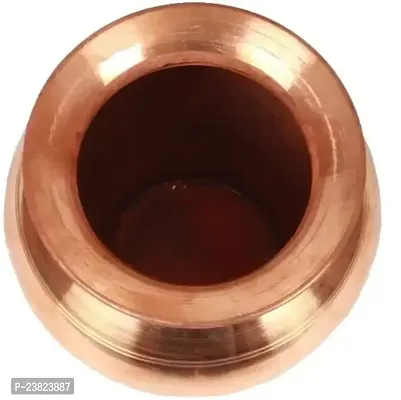 Copper Lota Pitcher Indian Drinkware Jug Ayurvedic Product Copper Kalash  (Brown)-thumb2