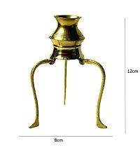 brass plate with shivling stand and trishul Puja Articles-thumb2