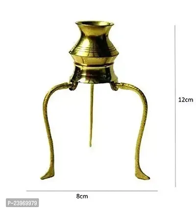 brass plate with shivling stand and trishul Puja Articles-thumb3