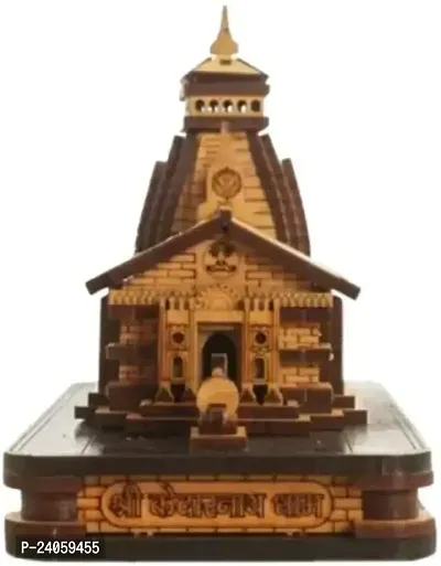 Hand made Kedarnath Temple Made from wood Perfect gift to your love once