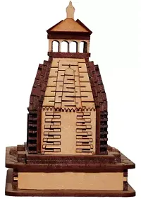 Hand made Kedarnath Temple Made from wood Perfect gift to your love once-thumb3