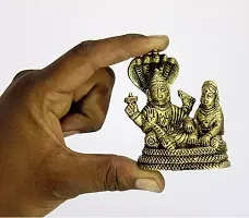 Pure Brass Lakshmi Narayan IDOL(premium quality) - 3.1 Inches(small idol)-thumb2