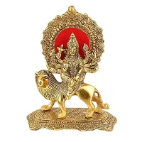 Big Metal Durga Maa Hindu Goddess Statue-thumb2