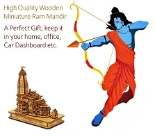 Shri Ram Mandir Ayodhya Mandir for Home (Small) - Ideal for Home Decor, Temple-thumb3