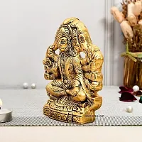 Hanuman ji,Panchmukhi Hanuman Murti,Bajrangbali Murti Religious Idol for Pooja Room  Decor Your Home,Office,Hanuman Idol Statue Showpiece for Home Decoration Gifting, Gold-thumb2