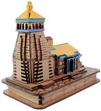 Colored Medium Kedarnath ji Temple Decorative Showpiece for Car Dashboard, Home Office, Temple-thumb3