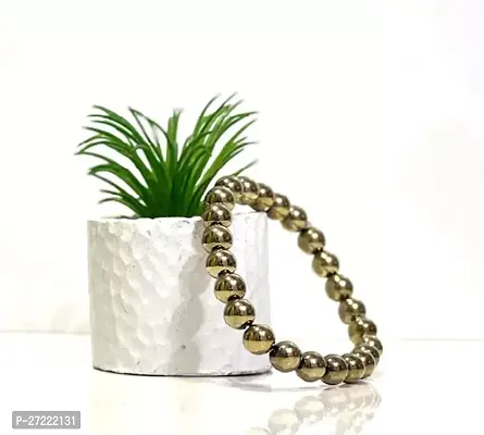 Combo of Original Pyrite Rough 50 Gram and Golden Pyrite Bracelet Natural Raw Cluster Bracelet Money Magnet Healing Bracelet from Peru for Attracting Wealth  Business Luck for Vastu Reiki healing-thumb3