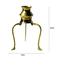 brass plate with shivling stand and trishul Puja Articles-thumb2