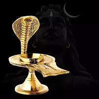 idols  figurines Brass Jalheri for Shiva ling Yoni Stand Decorative-thumb3